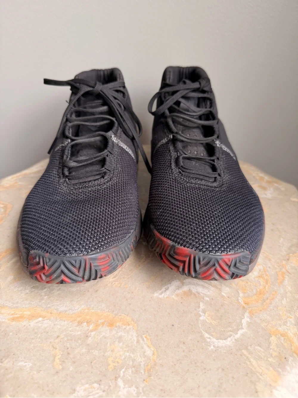 Adidas Dame 5 People’s Champ Men's 11 Black High-Top Sneakers Breathable Knit